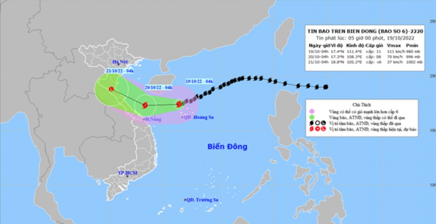 Bão số 6 tiến vào biển Đông, diễn biến khó đoán