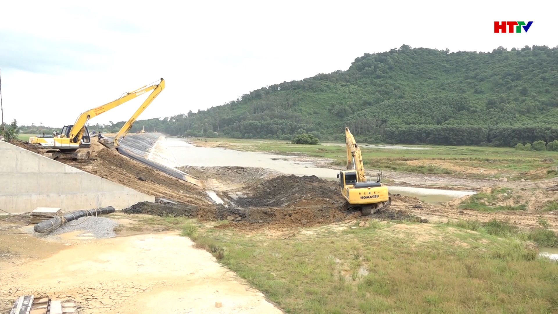 Nhiều công trình hồ đập chậm tiến độ