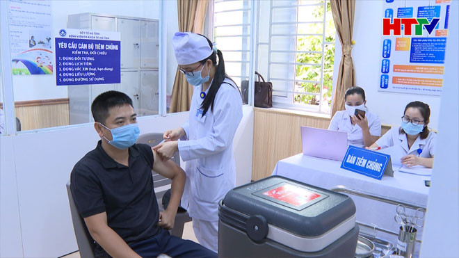 Hà Tĩnh cơ bản hoàn thành chiến dịch tiêm vắc xin đợt 1