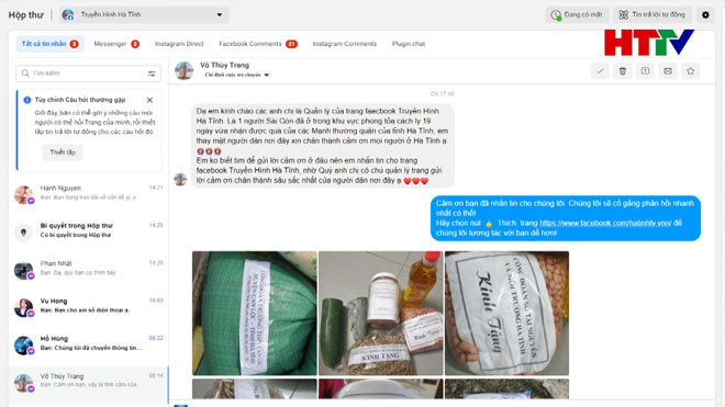 Người dân miền Nam cảm ơn nghĩa tình của người Hà Tĩnh