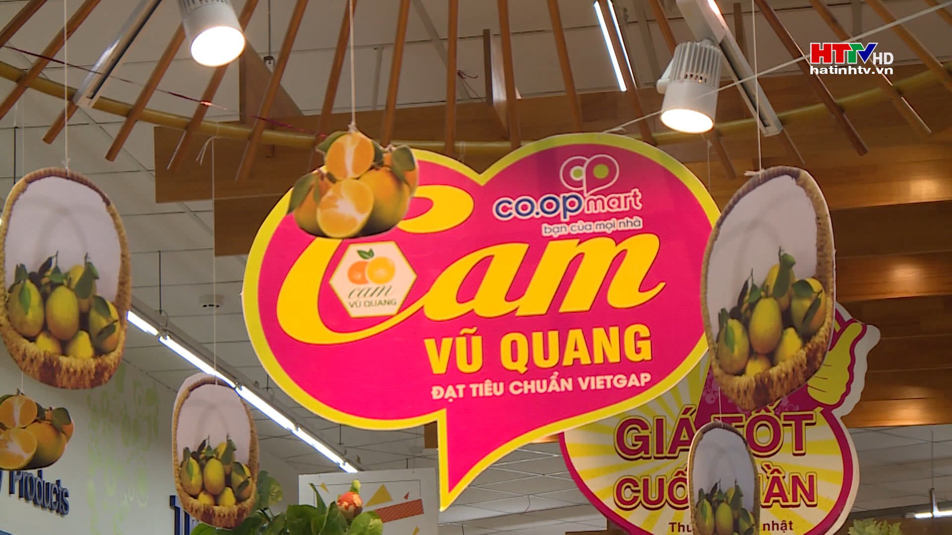 Cam Vũ Quang lên kệ hệ thống siêu thị Co.opmart