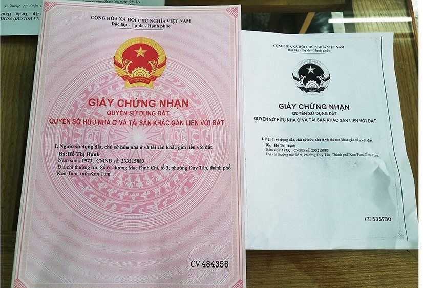 Đơn giản hóa thủ tục đăng ký, cấp Giấy CNQSD đất