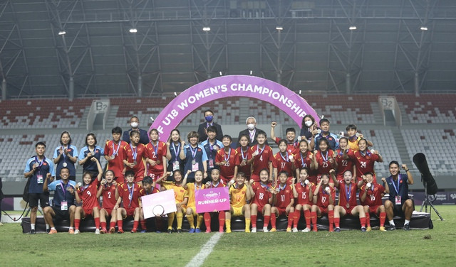 Đội tuyển nữ U18 Việt Nam giành chức Á quân Đông Nam Á
