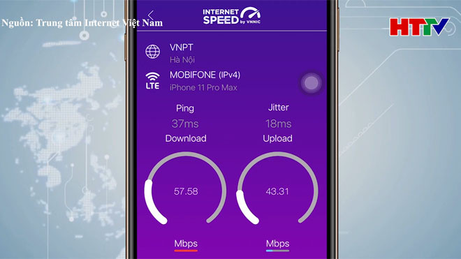 Đánh giá chất lượng dịch vụ truy nhập Internet bằng công cụ i-speed