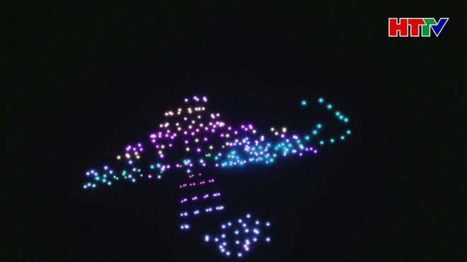 Trình diễn drone thay thế pháo hoa 