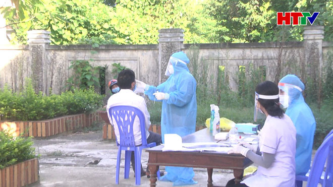 Phát hiện 1 trường hợp dương tính với SARS-CoV2 tại Thạch Long, Thạch Hà