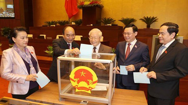 Quốc hội kiện toàn nhân sự Chủ tịch nước, Thủ tướng Chính phủ