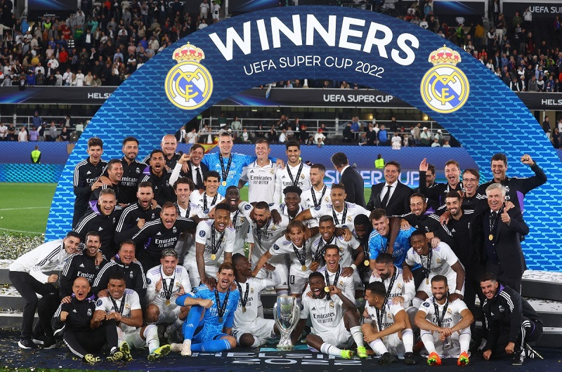 Nhẹ nhàng đánh bại Frankfurt, Real Madrid lần thứ 5 giành Siêu cúp châu Âu