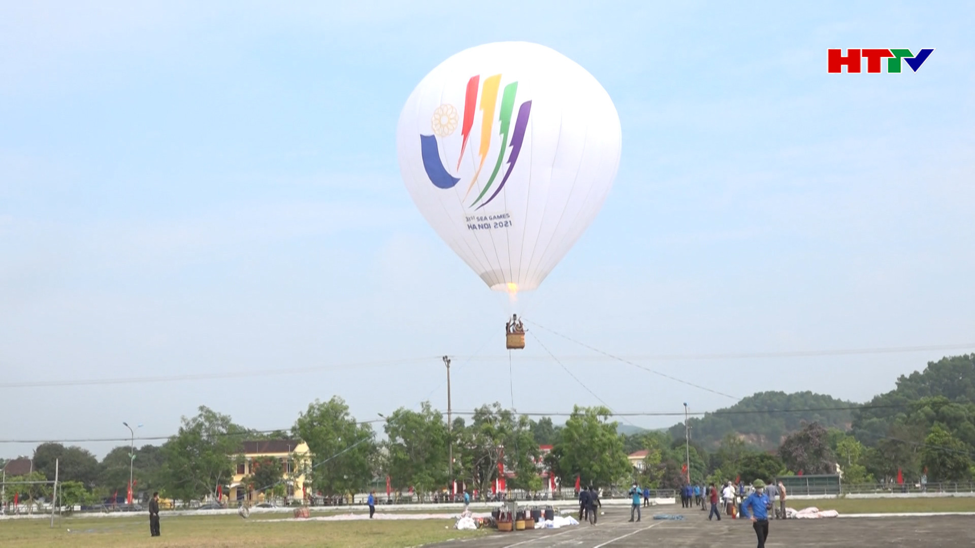 Sẵn sàng trình diễn khinh khí cầu chào mừng SEA Games 31