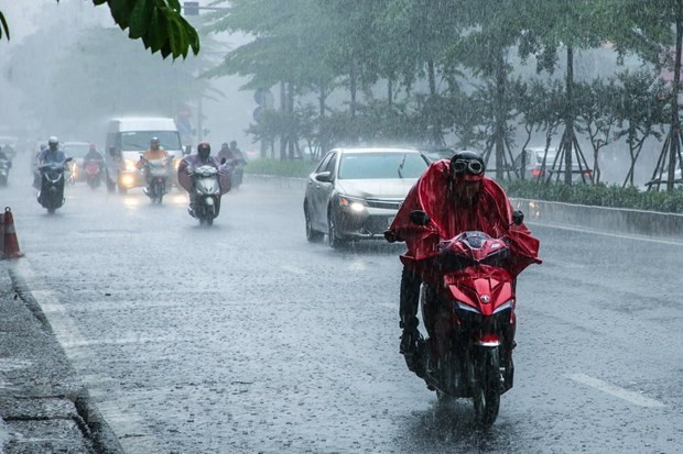 Miền Bắc đón mưa rào, có khả năng xảy ra mưa đá