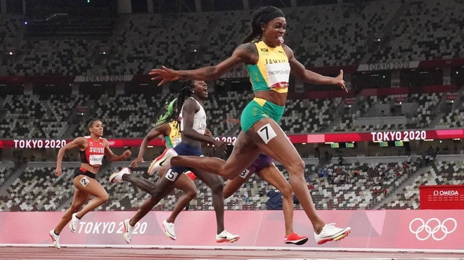 Olympic Tokyo 2020: "Nữ hoàng tốc độ" Jamaica lập kỷ lục, tạo cú bứt tốc đáng nể