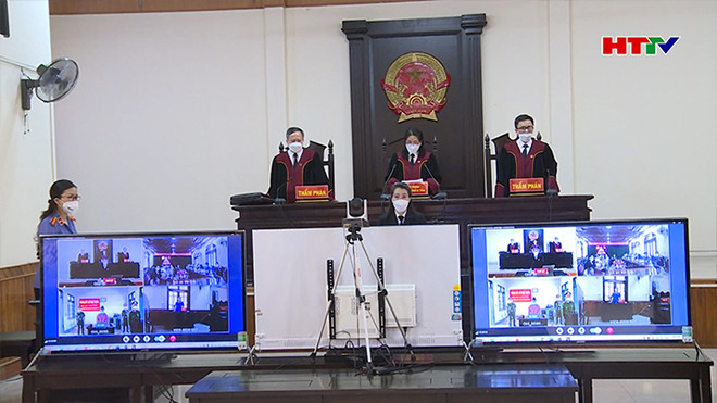 Tòa án tỉnh xét xử trực tuyến vụ án buôn bán ma túy