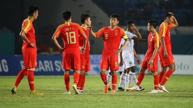 Trung Quốc nguy cơ tụt xuống cùng hạng với Brunei do bỏ giải U23 châu Á 2022